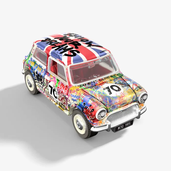 Matchbox x Mr Brainwash 1964 Austin Mini Cooper S - Image 3