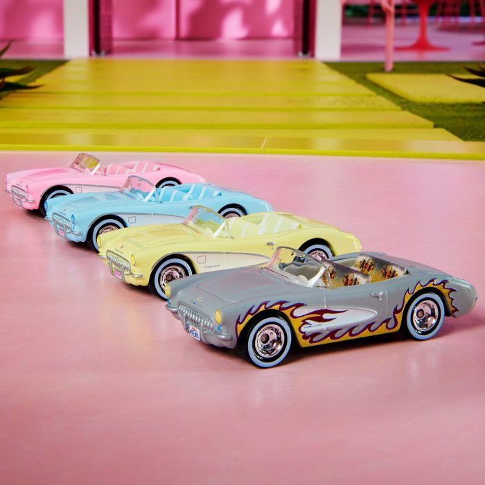 Hot Wheels - Barbie The Movie Corvette 4-Pack - Image 4
