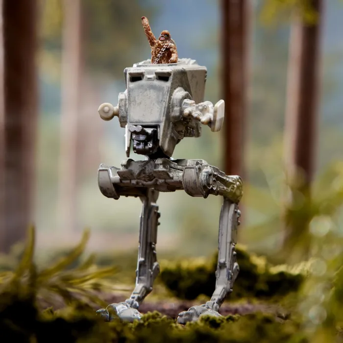 Hot Wheels - Star Wars Starships Select AT-ST With Chewbacca