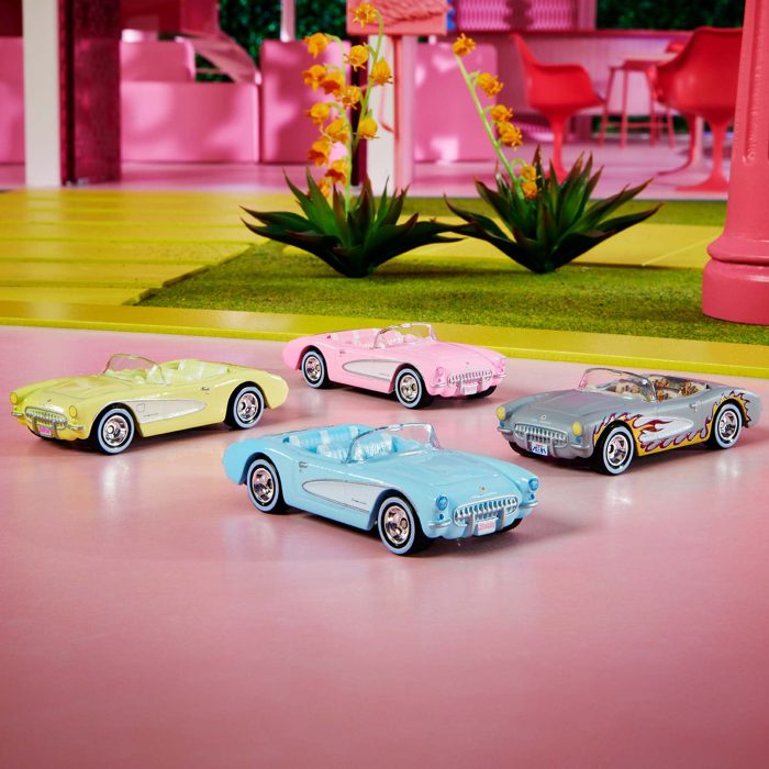 Hot Wheels - Barbie The Movie Corvette 4-Pack - Image 2
