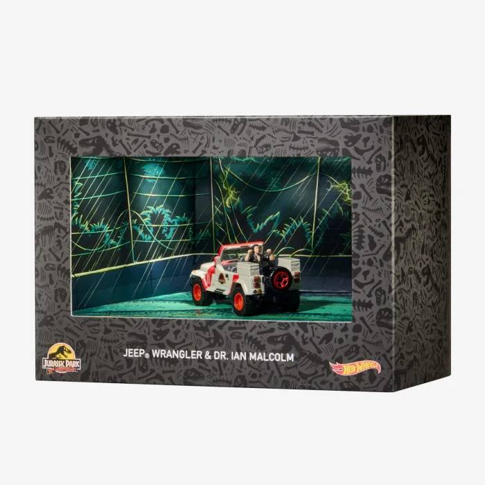 Hot Wheels - Jurassic Park Jeep Wrangler & Dr. Ian Malcolm - Image 4
