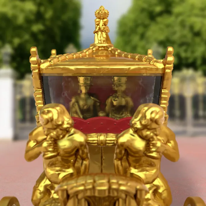 Matchbox - Coronation Gold State Coach - Image 3