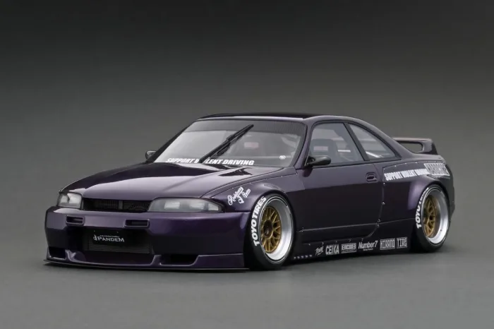 Ignition Model - Nissan Skyline PANDEM GT-R (BCNR33) Purple