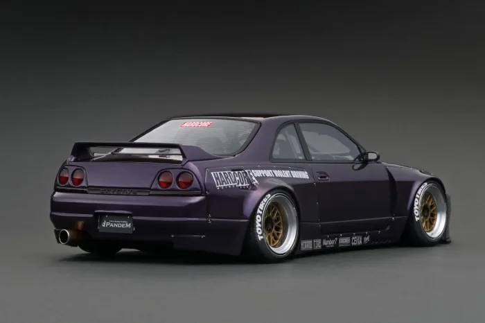 Ignition Model - Nissan Skyline PANDEM GT-R (BCNR33) Purple - Image 2