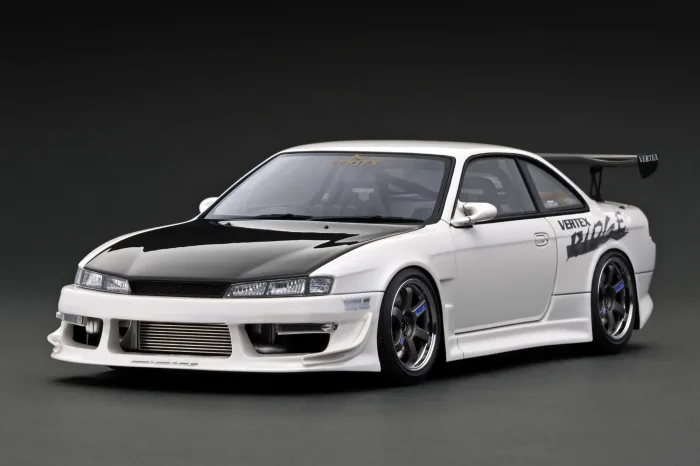 Ignition Model - VERTEX S14 Silvia Pearl White / SR20 DET Engine (Limited Edition)
