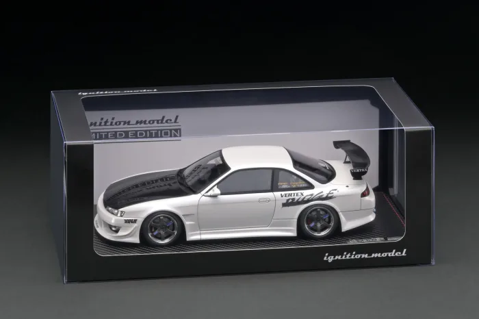 Ignition Model - VERTEX S14 Silvia Pearl White / SR20 DET Engine (Limited Edition) - Image 6