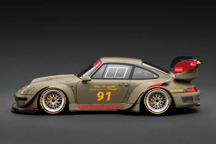 Ignition Model - Porsche RWB 993 Khaki - Image 3