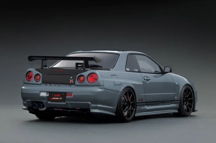 Ignition Model - Nissan Skyline TOP SECRET GT-R (BNR34) Stealth Gray - Image 2