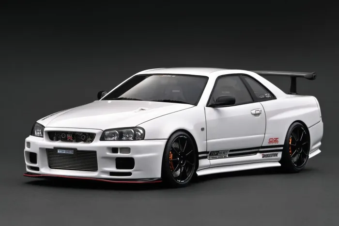Ignition Model - Nissan Skyline TOP SECRET GT-R (BNR34) White